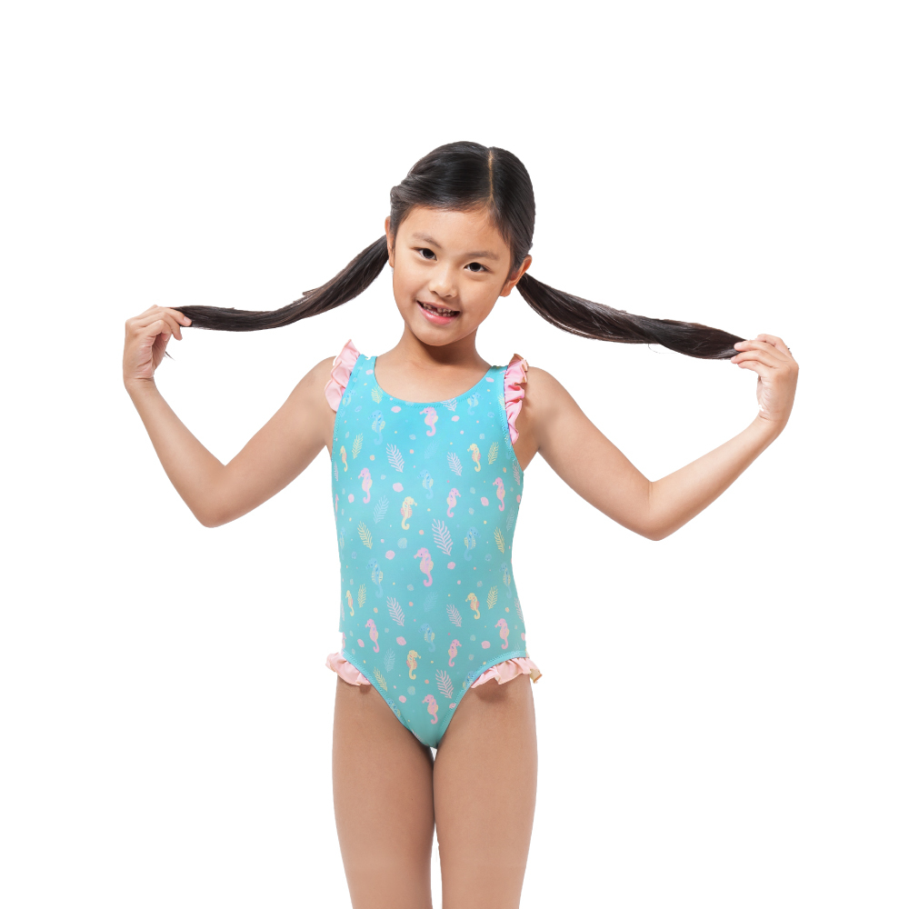 MAR-21064WJ 小女連身泳裝 - 海馬