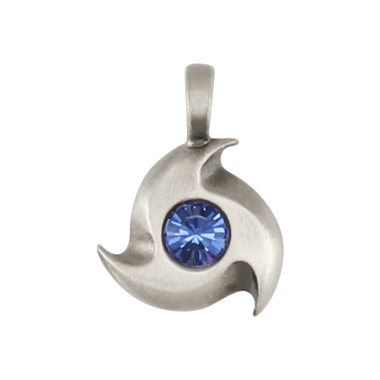 Bico吊墜，女士吊墜 三角螺旋；生命週期的循環 不含鍊子（2730藍色）