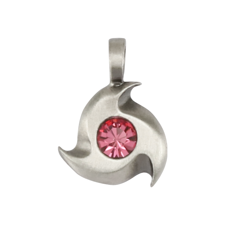 Bico吊墜，女士吊墜 三角螺旋；生命週期的循環 不含鍊子（2730粉紅）