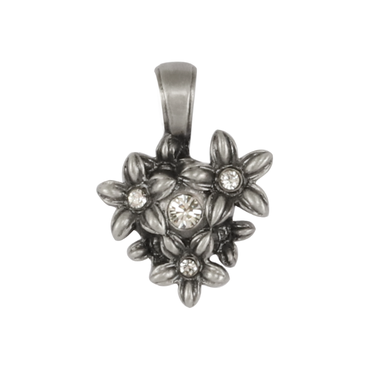 Bico吊墜，女士吊墜 嬌小芙蓉；細膩多情而活潑 不含鍊子（2733白色）