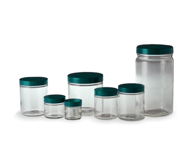 Clear Straight Sided Round