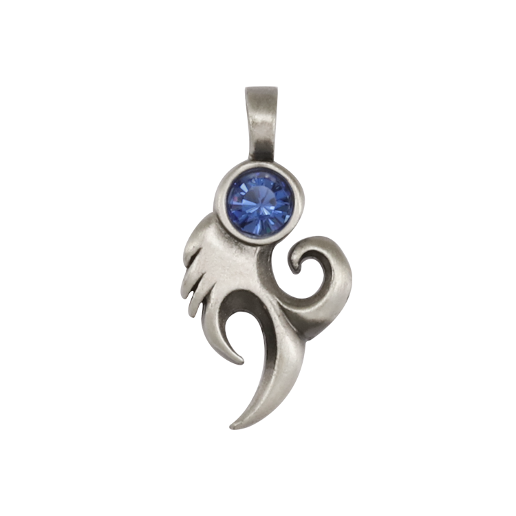 Bico吊墜，女士吊墜 螺旋的翅膀；充滿冒險精神 不含鍊子（2737藍色）