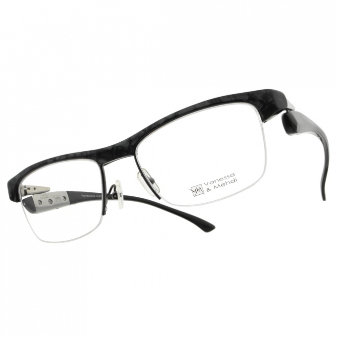【Vanessa & Mehdi】VL1205 C4 紳士方形半框光學眼鏡