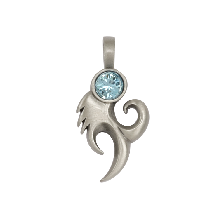 Bico吊墜，女士吊墜 螺旋的翅膀；充滿冒險精神 不含鍊子（2737淺藍）