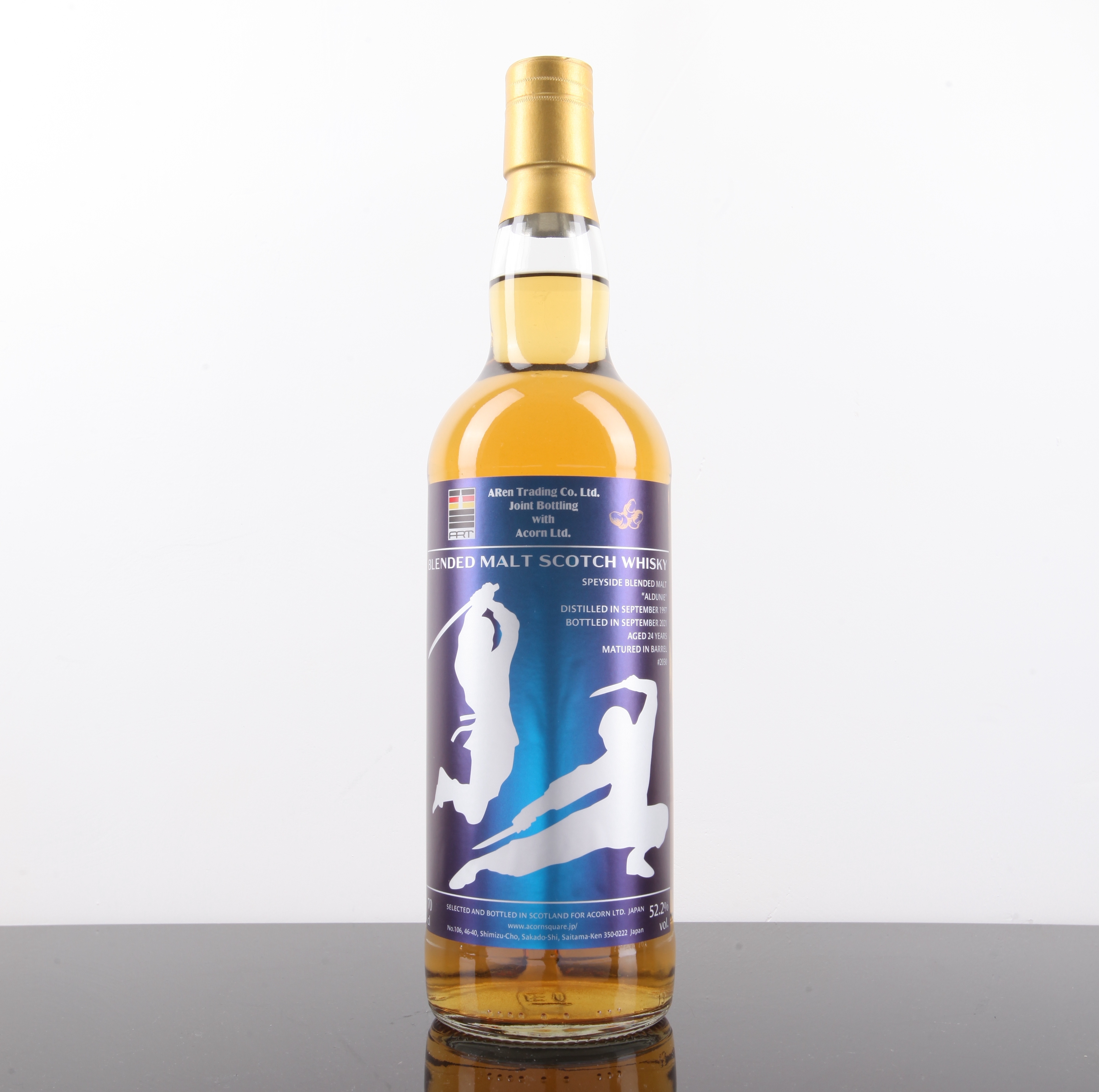Blended Malt (Kininvie) 1997 24YO 52.2% ARen Bottling with Acorn