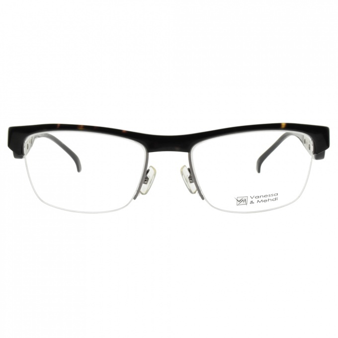 【Vanessa & Mehdi】VL1205 C7紳士方形半框光學眼鏡