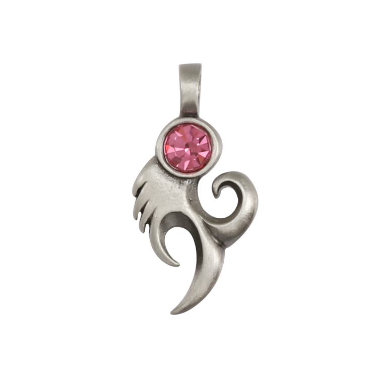 Bico吊墜，女士吊墜 螺旋的翅膀；充滿冒險精神 不含鍊子（2737粉紅）