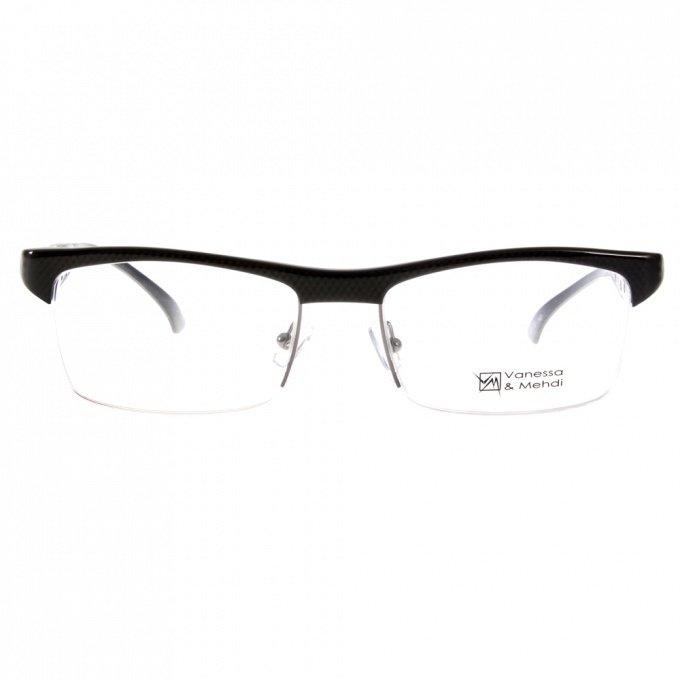 【Vanessa & Mehdi】 VM1305 C4 強悍視覺 方形半框光學眼鏡