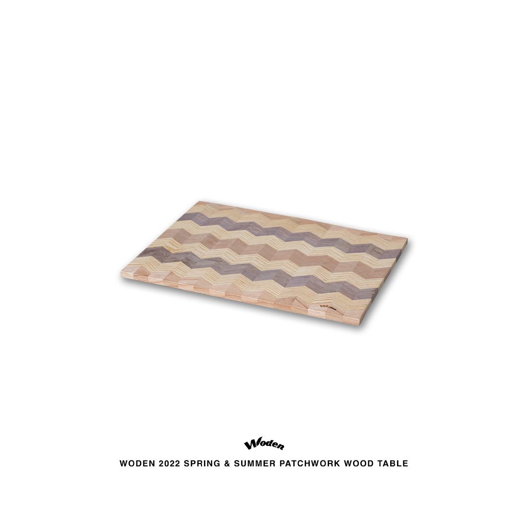 【車庫服飾】WODEN 2022 Spring & Summer Patchwork Wood Table拼接木天板