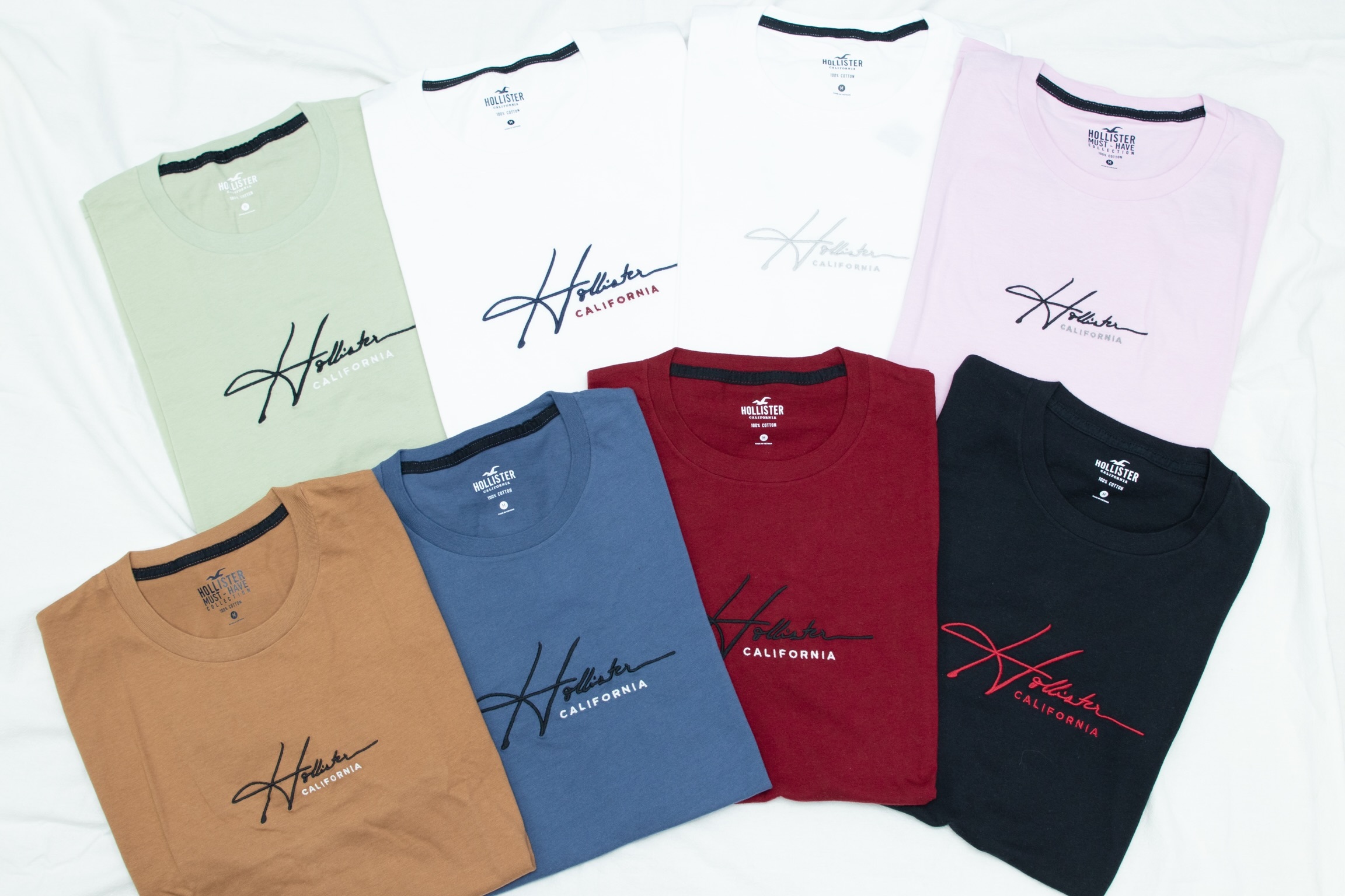 【現貨】Hollister Signature 刺繡Tee-Men