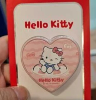 [S] GRIPTOK HELLOKITTY TUBE HEART PHONE GRIP,PINK, 8809477691931 (SGT32)