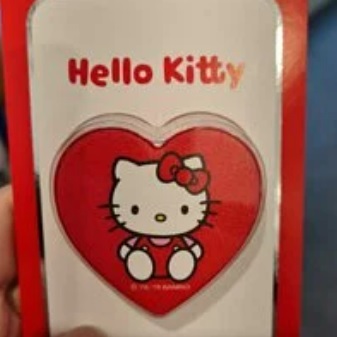 [S] GRIPTOK HELLOKITTY HEART PHONE GRIP,RED, 8809477691962 (SGT35)