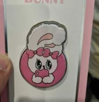 [S] GRIPTOK ESTHER BUNNY PHONE GRIP,PINK, 8809477692297 (SGT36)