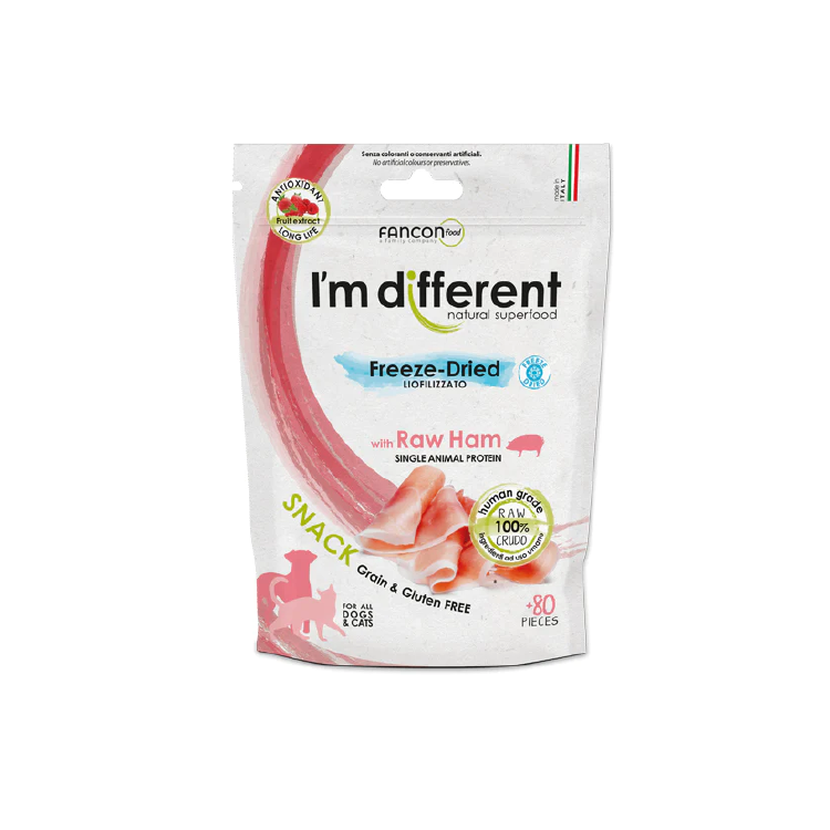 I'm different 生肉火腿凍乾小食40g