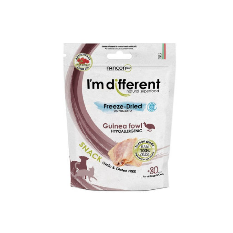 I'm different 珍珠雞凍乾小食 40g