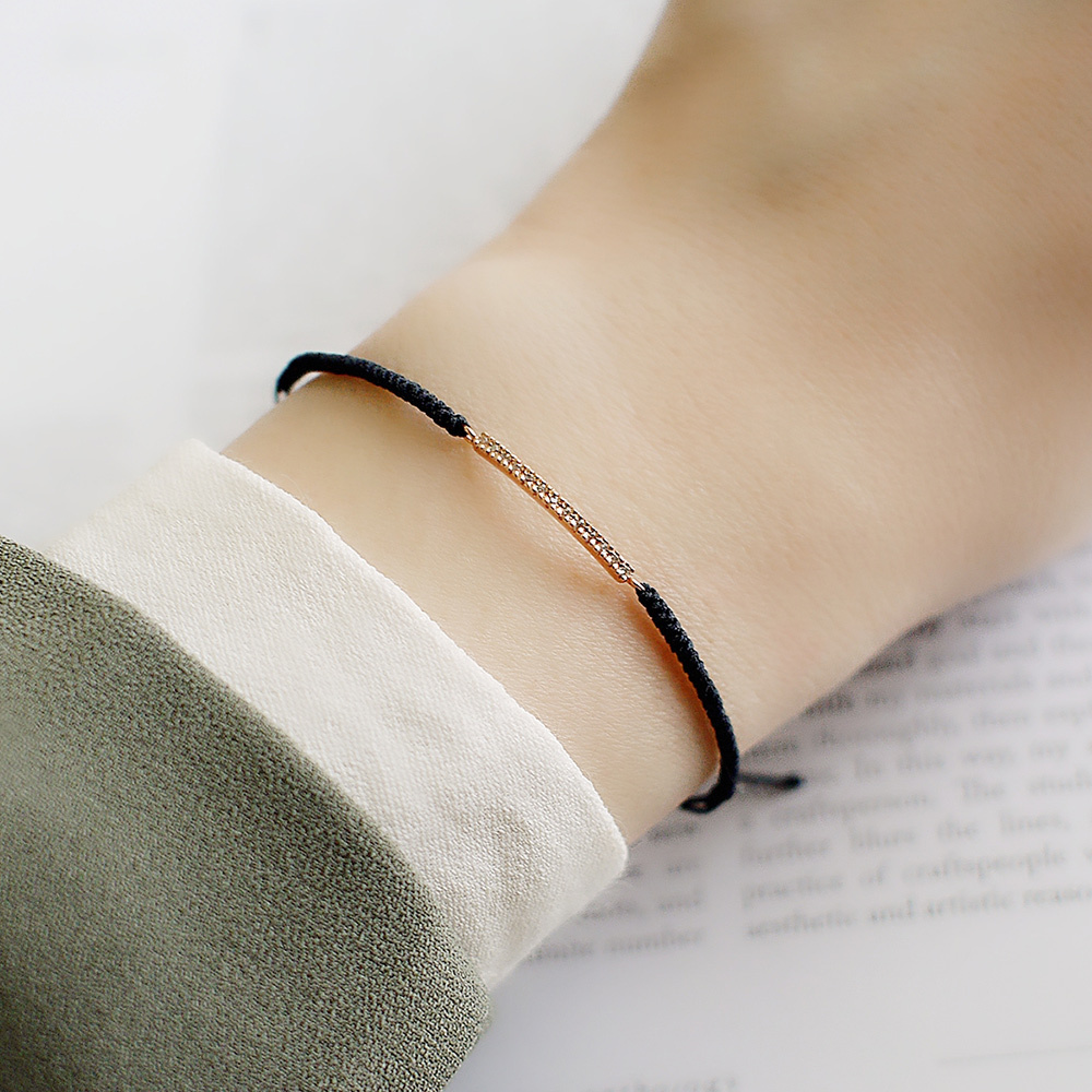 我的幸運日純銀編織手鍊/SB028