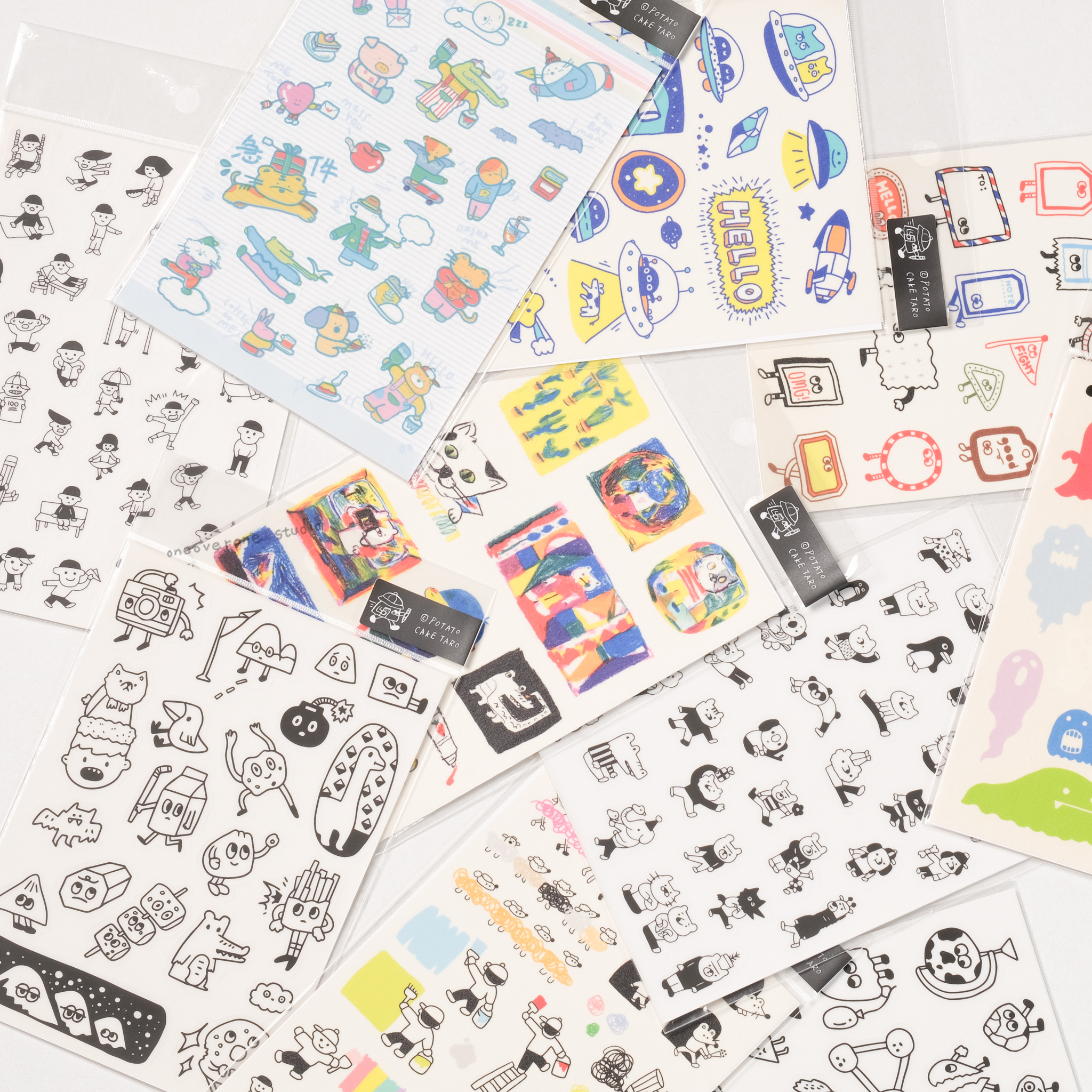 手帳貼紙/薯餅太郎 X TIE Stickers/TAIWAN