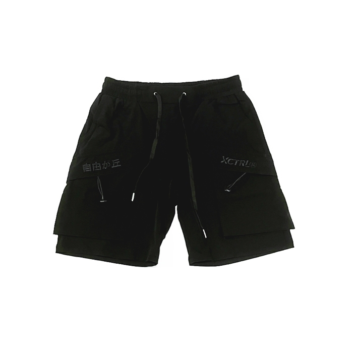 XCTRL 自由之丘彈力短褲-黑