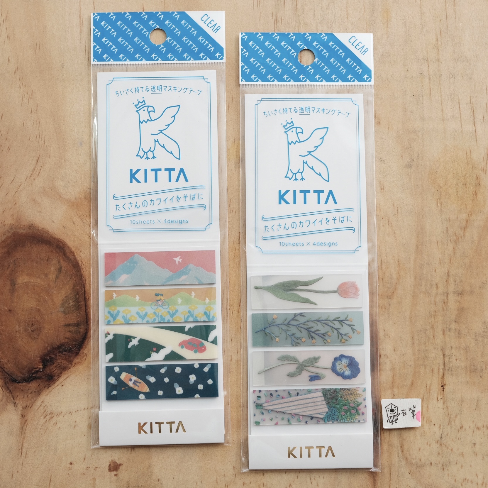 KITTA Clear 隨身攜帶和紙膠帶｜KING JIM Hitotoki 日本