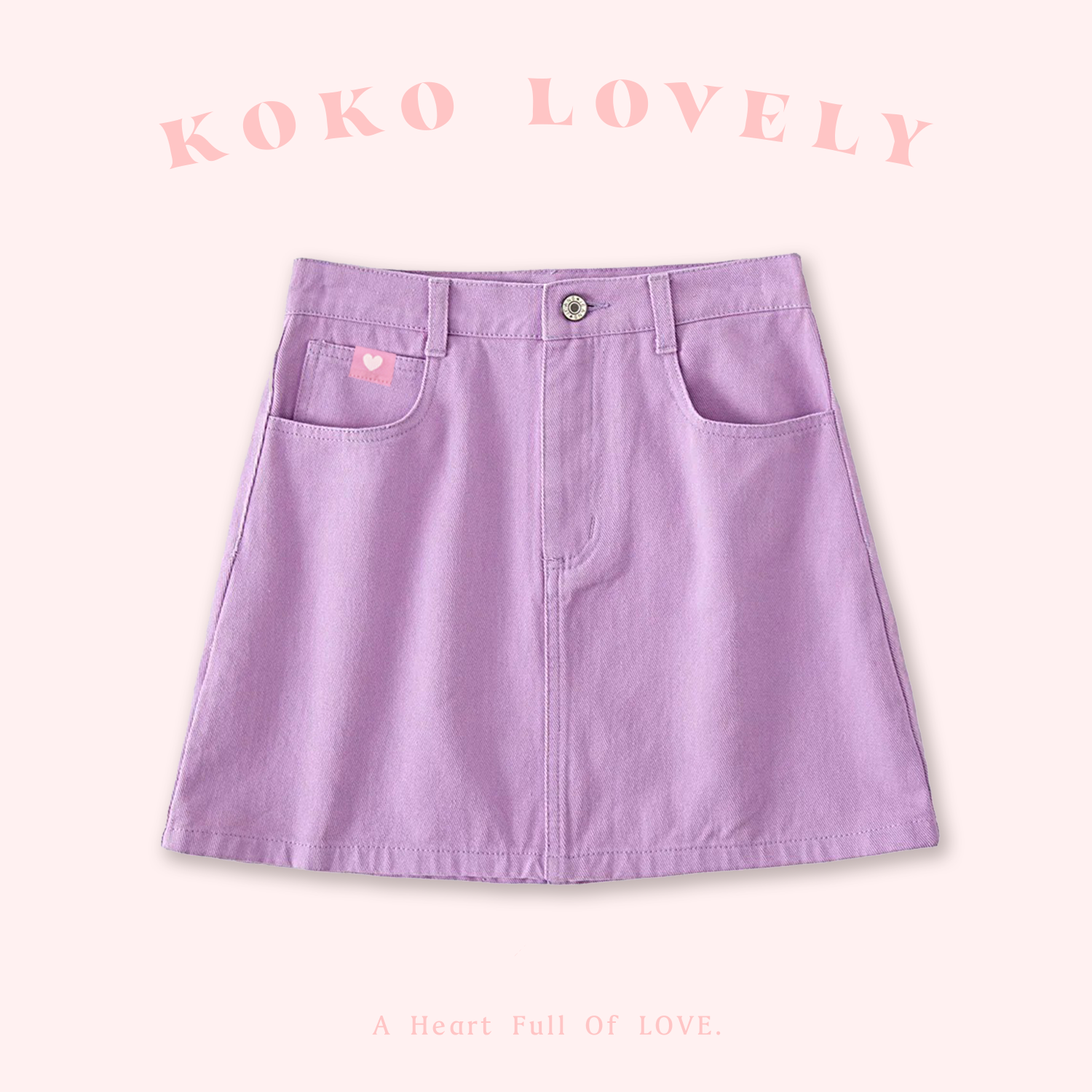 KOKO LOVELY 糖果色短裙