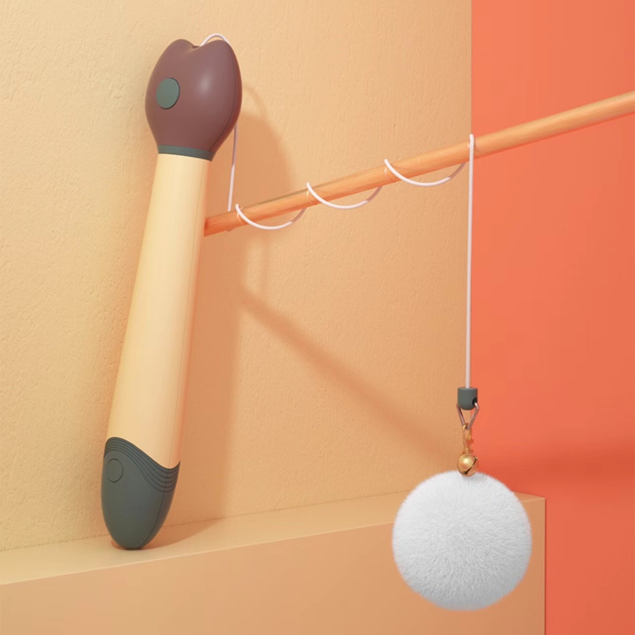 Petshy 可伸縮魔法逗貓棒