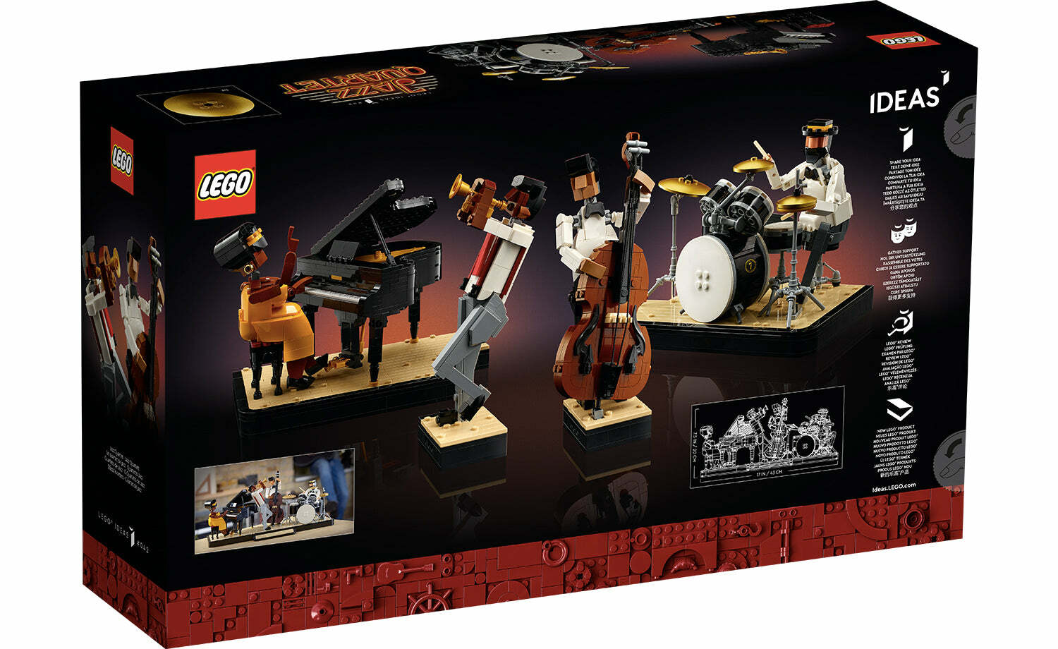 [飛米樂高積木磚賣店] LEGO 21334ＩＤＥＡＳ系列 爵士四重奏