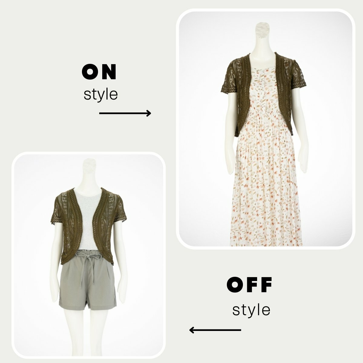 約會穿搭涼感鏤空針織罩衫