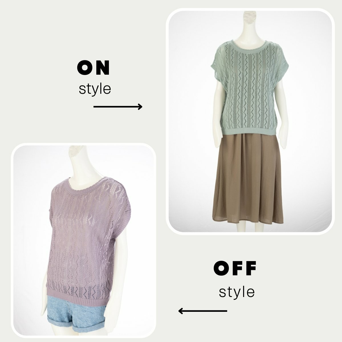 夏天棉罩衫搭洋裝與牛仔短褲