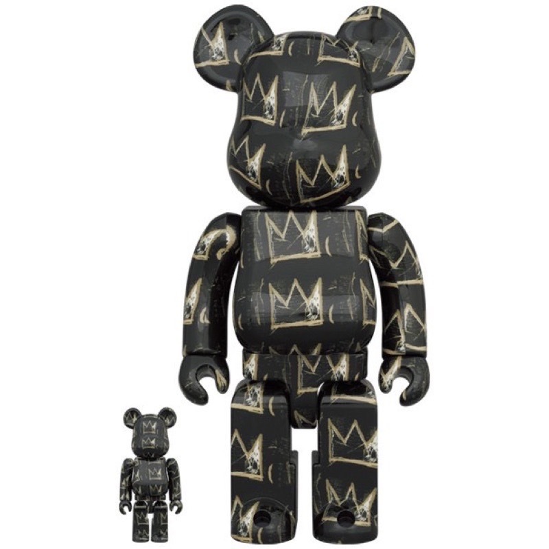 BE@RBRICK JEAN-MICHEL BASQUIAT #8 巴斯奇亞 100％ & 400% - 4530956594521