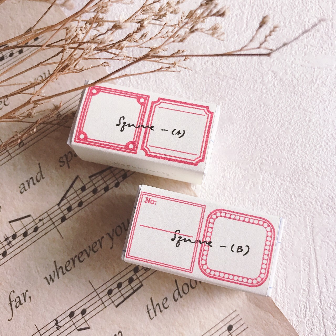 Kurukynki | 框框印章 方形