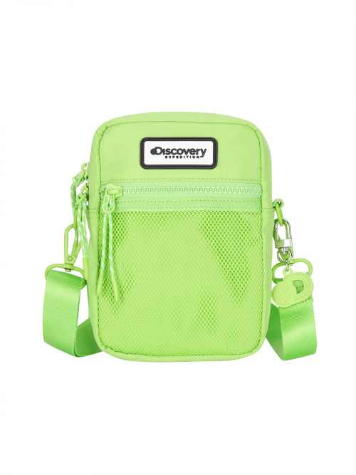Discovery emoji cross bag 方形 迷你斜背包 側背包 螢光綠 DXCR0602N-GNL