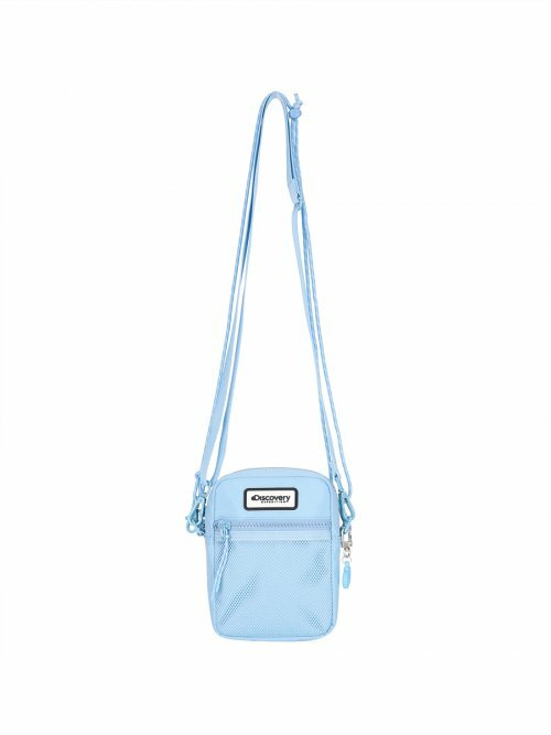 Discovery emoji cross bag 方形 迷你斜背包 側背包 淺藍 DXCR0602N-SBS
