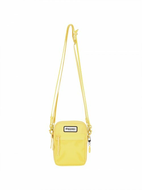 Discovery emoji cross bag 方形 迷你斜背包 側背包 黃色 DXCR0602N-YEL