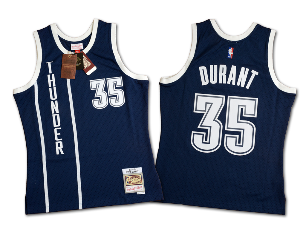 Mitchell & Ness 奧克拉荷馬雷霆隊 Kevin Durant 2015-2016 復刻 Swingman 球衣