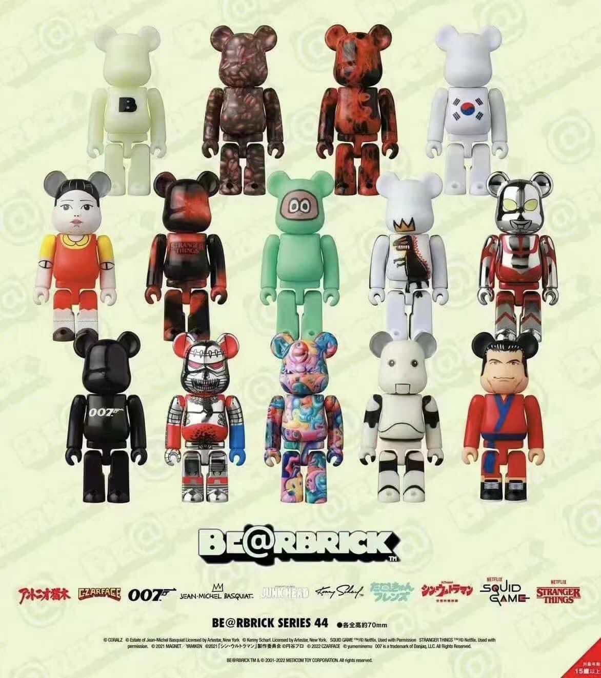 Bearbrick 100% Series 44 Original Box Of 24pcs