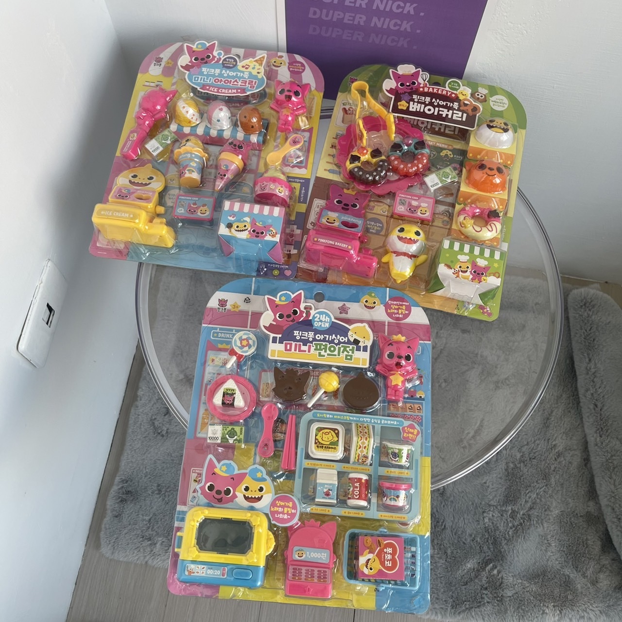 現貨 韓國代購 PINKFONG 碰碰狐鯊魚寶寶 扮家家酒