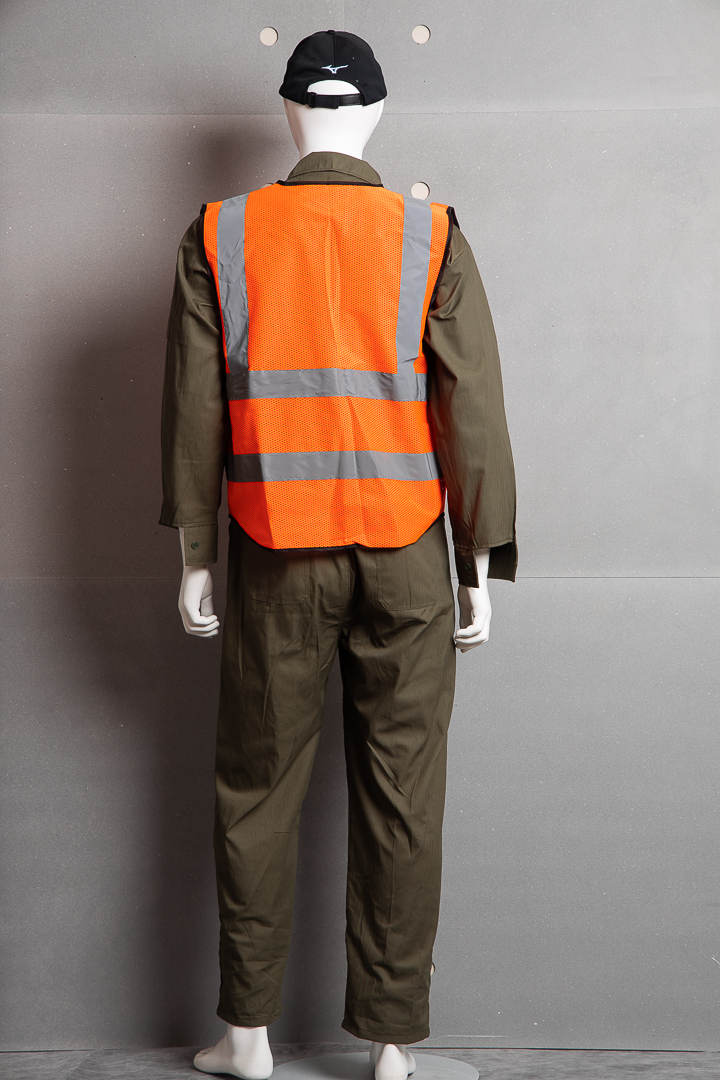 癸海 GUIHAI│反光口袋背心│橘│平織&網狀│