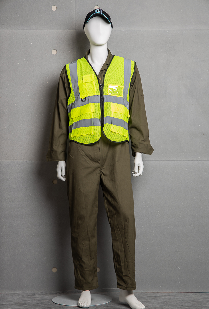 癸海 GUIHAI│反光口袋背心│螢光黃│平織&網狀│