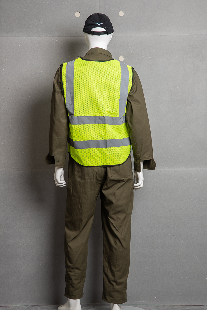 癸海 GUIHAI│反光口袋背心│螢光黃│平織&網狀│