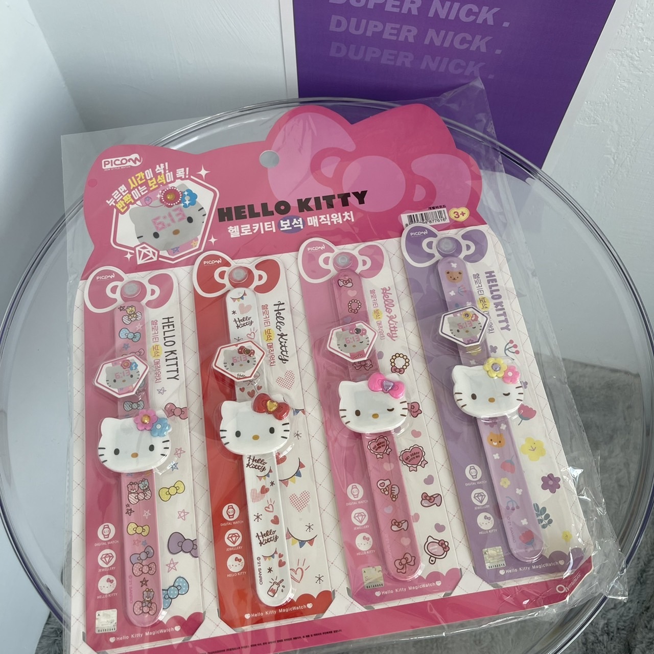 現貨 韓國代購 卡通手錶 HELLO KITTY 屁屁偵探 玩具總動員