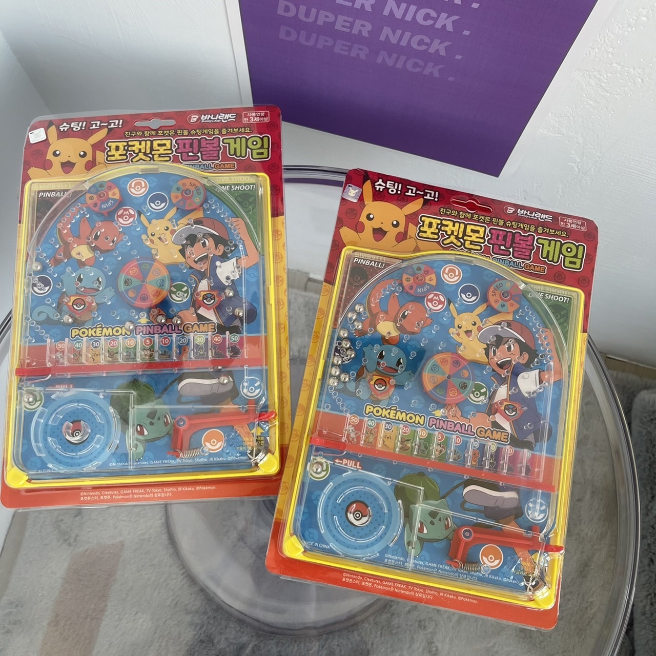 現貨 韓國代購 寶可夢 皮卡丘 桌上型 彈珠台