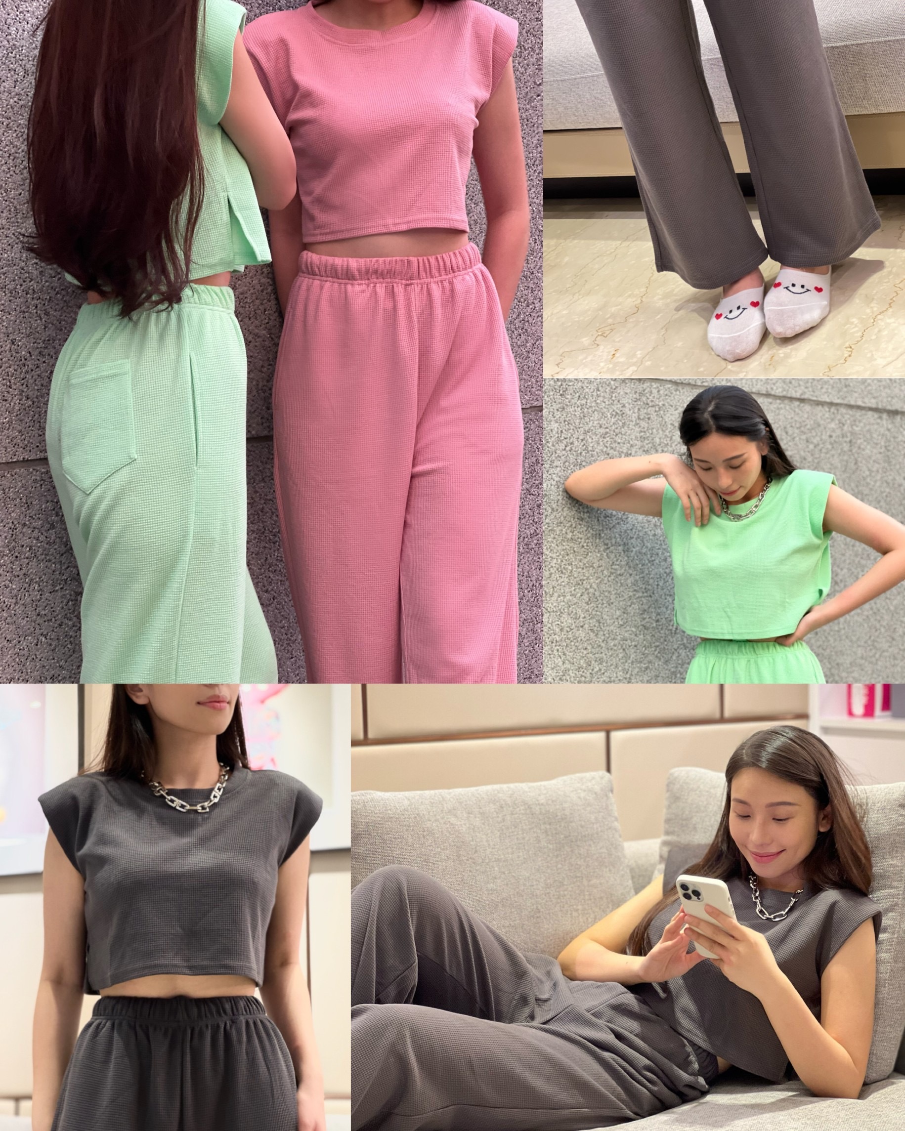 馬卡龍顯瘦套裝|現貨商品