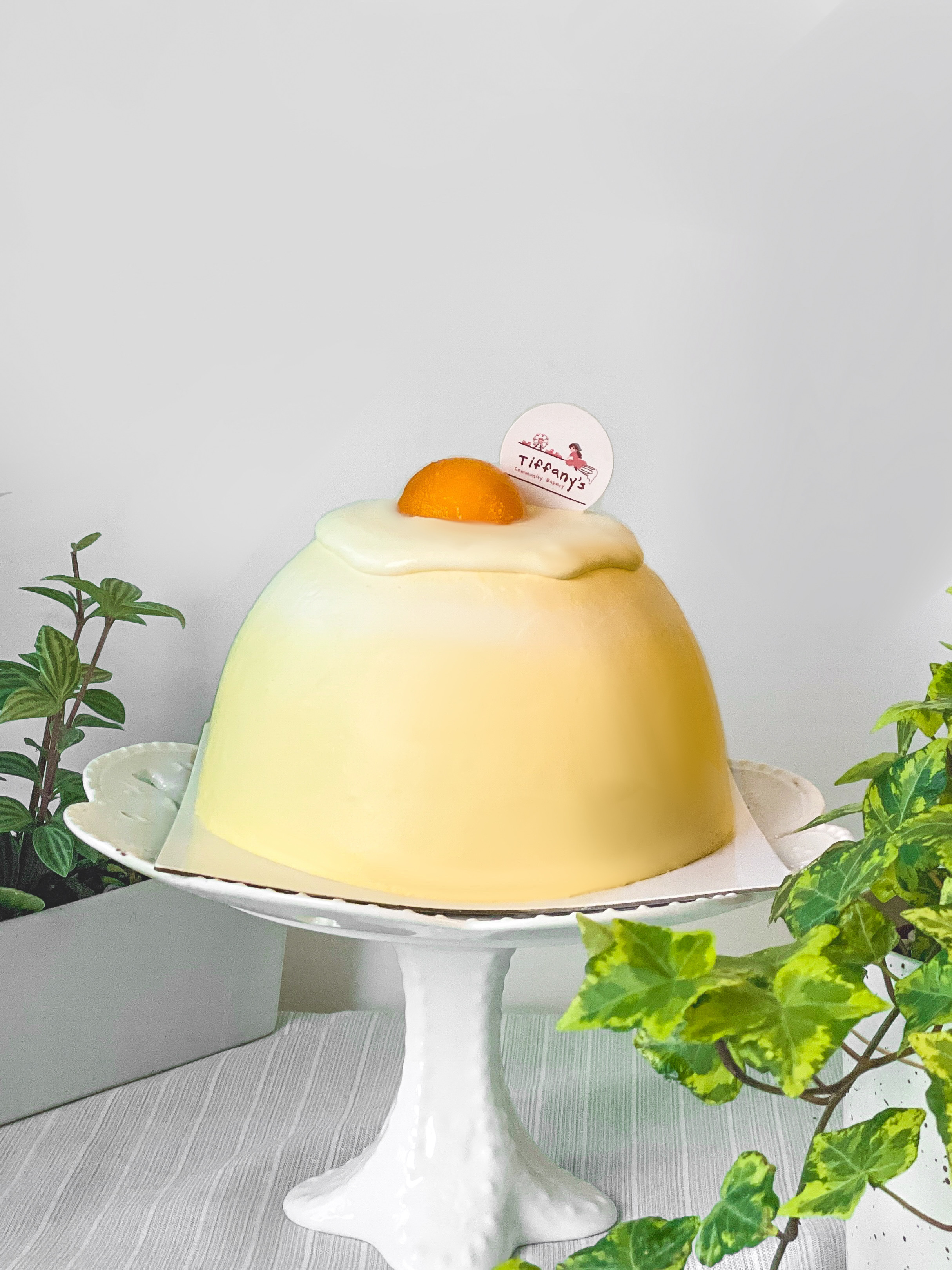 芒果糯米飯奶油蛋糕