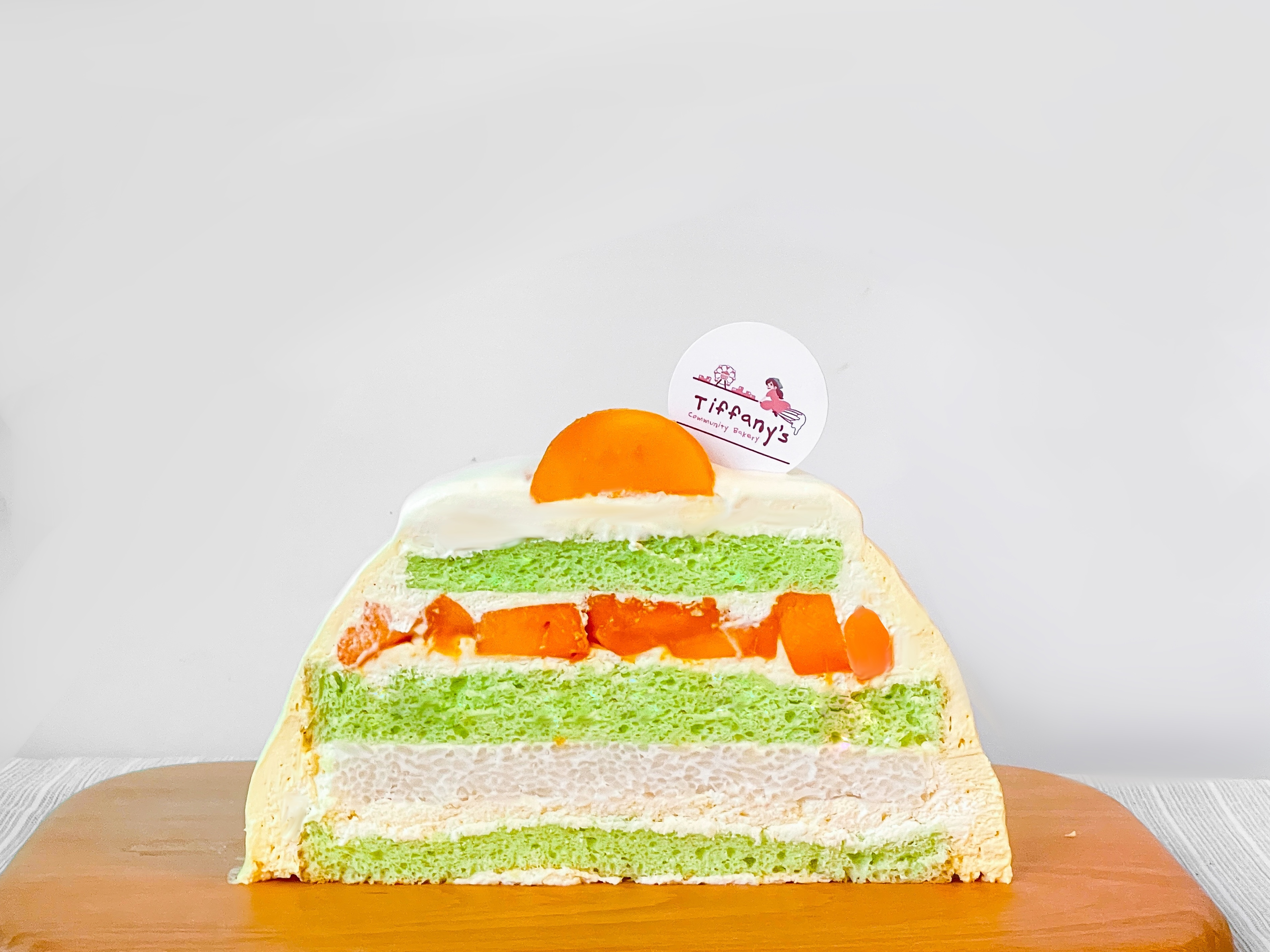 芒果糯米飯奶油蛋糕