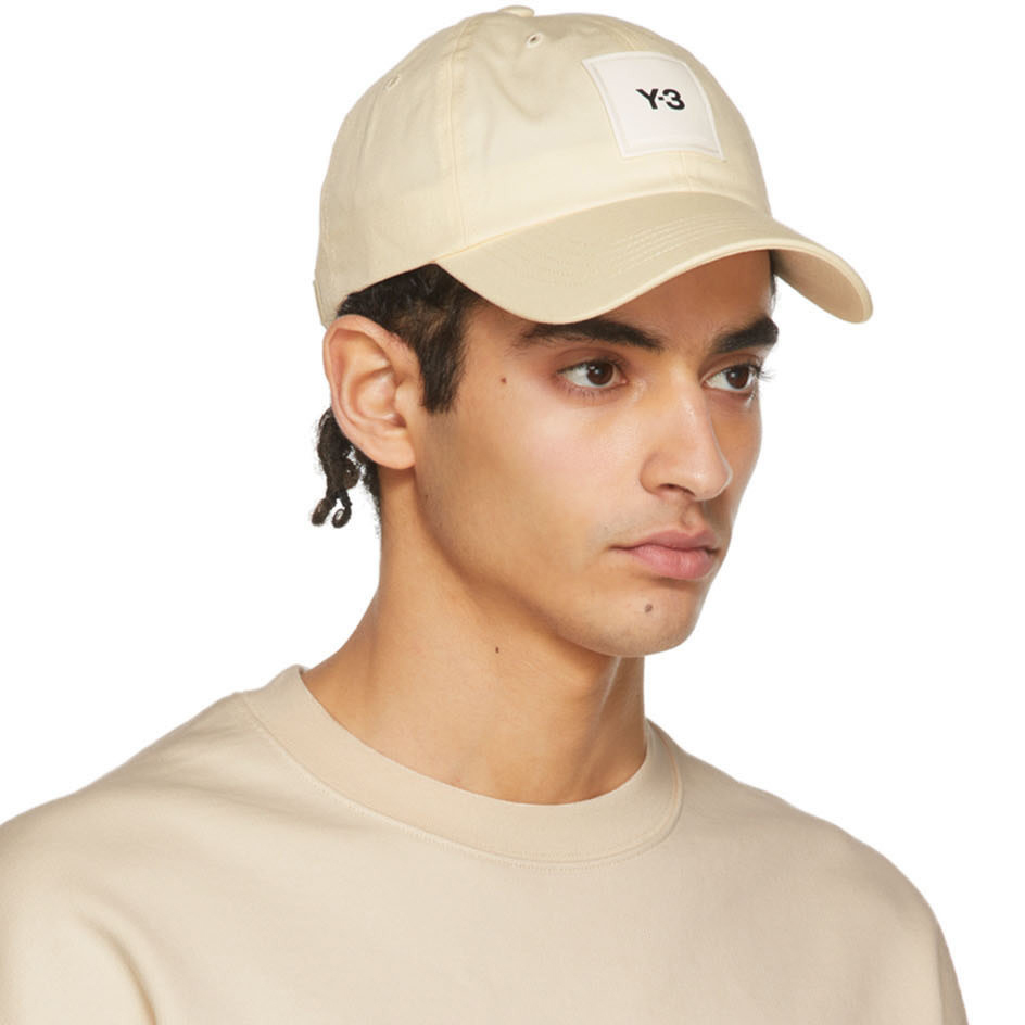 【 Y-3 SQL CAP 老式棒球帽 - 米黃 】