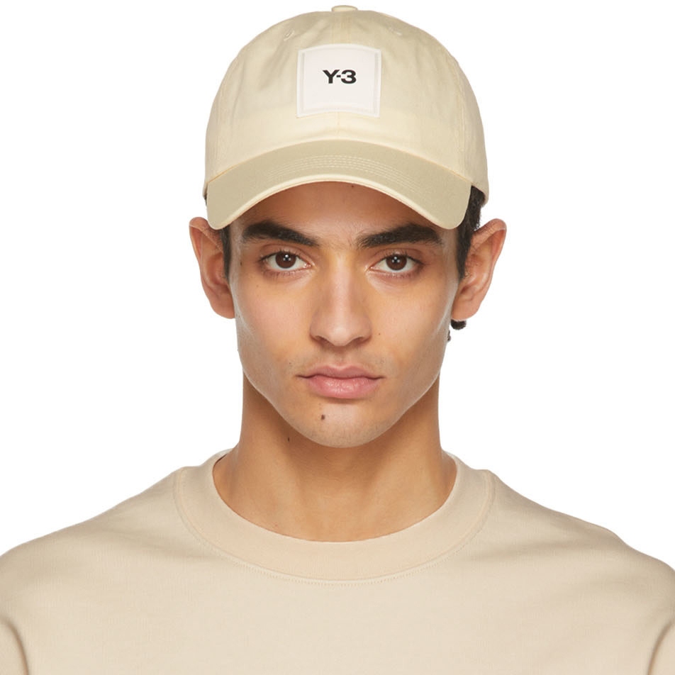 【 Y-3 SQL CAP 老式棒球帽 - 米黃 】