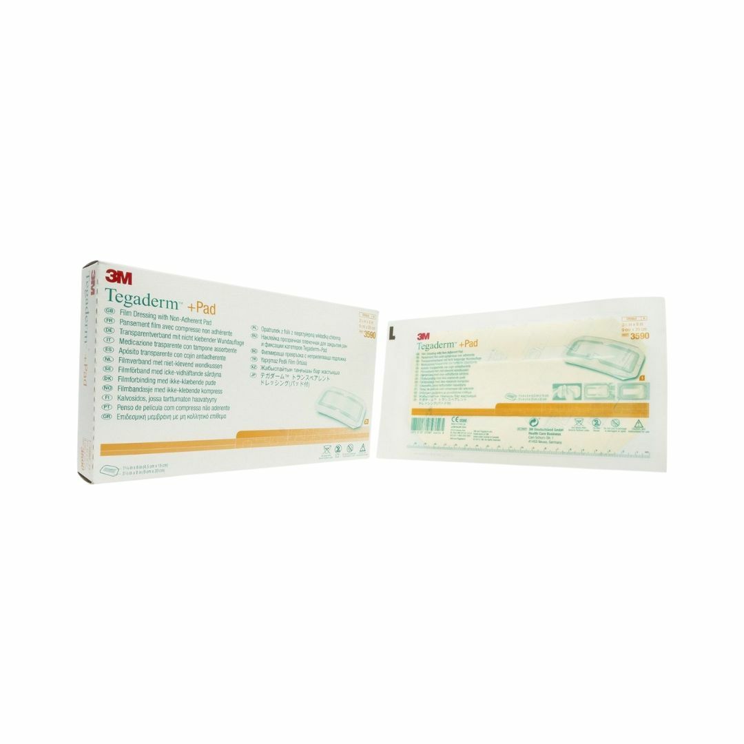 3M - Tegaderm + Pad 3590 美膚貼全效防水膠膜敷貼 (9 x 20cm) | (原盒25片)