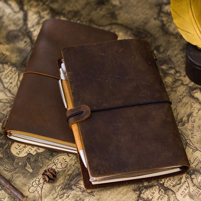 真皮手帳本