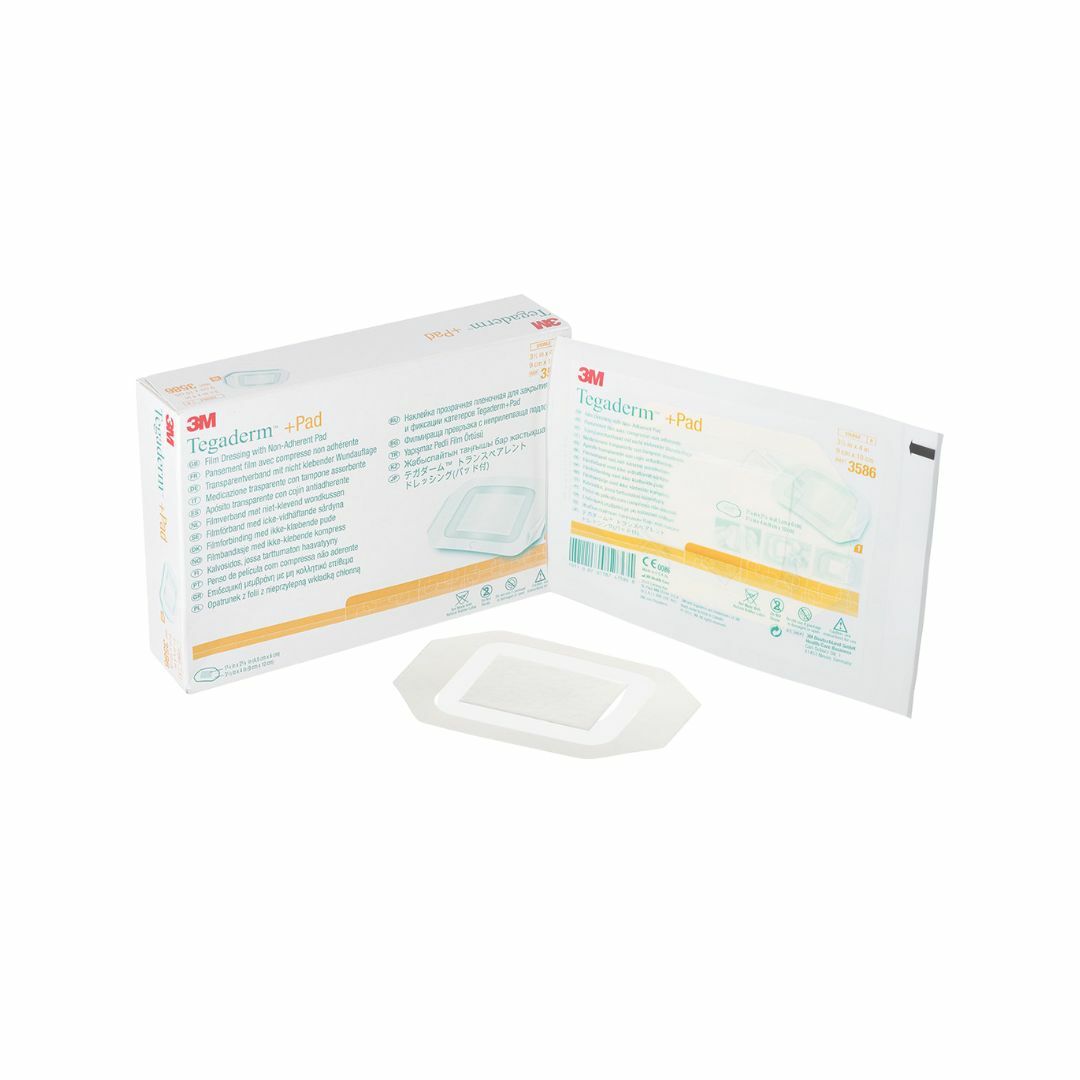 3M - Tegaderm + Pad 3586 美膚貼全效防水膠膜敷貼 (9 x 10cm) | (原盒25片)