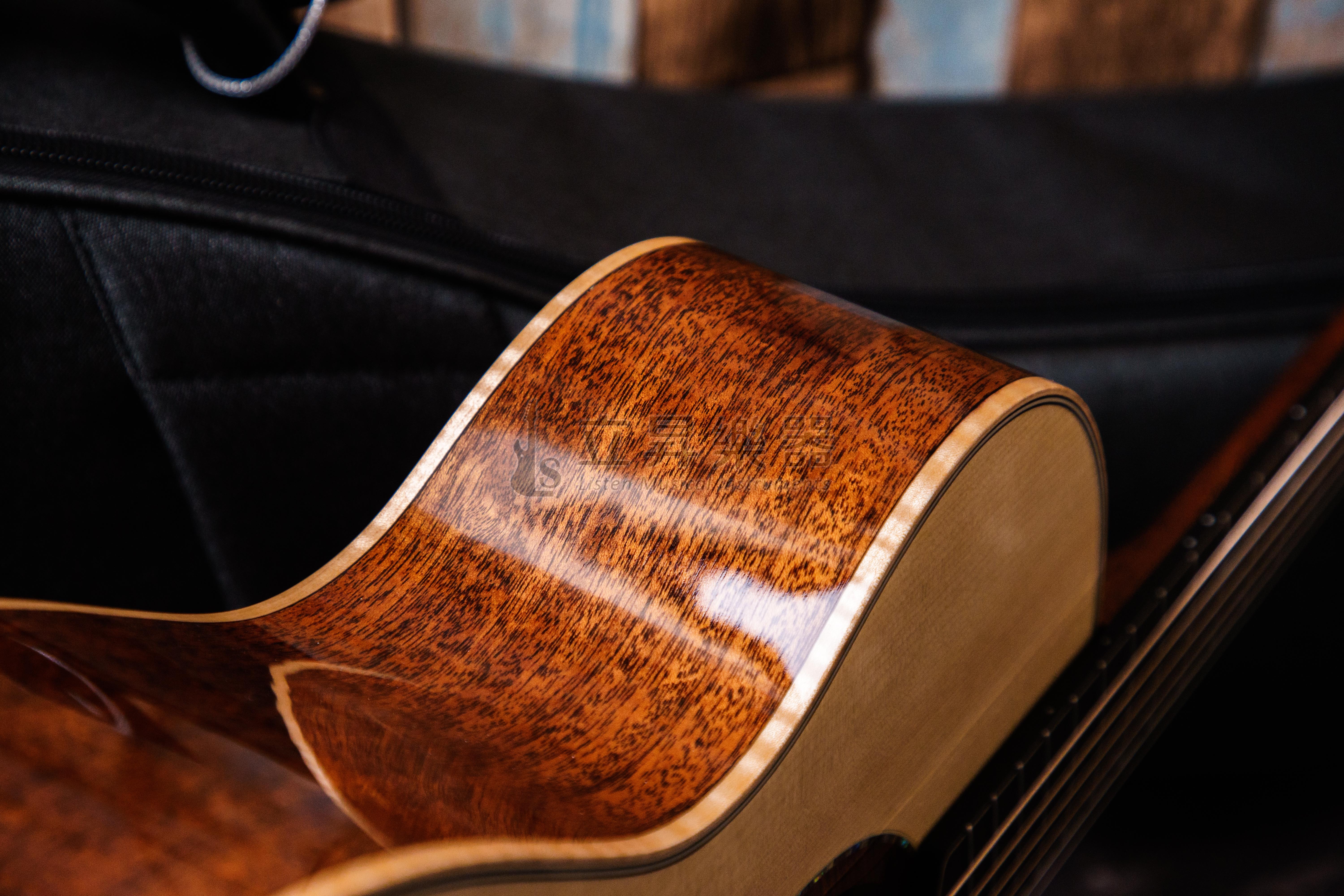 Hsienmo 弦墨 尖角春華 41吋 MJC尖缺角桶身 全單板木吉他 德國雲杉面板 附Jinchuan B-2022厚琴袋 弦墨吉他 第 6 張圖片｜三峽吉他 / Bass